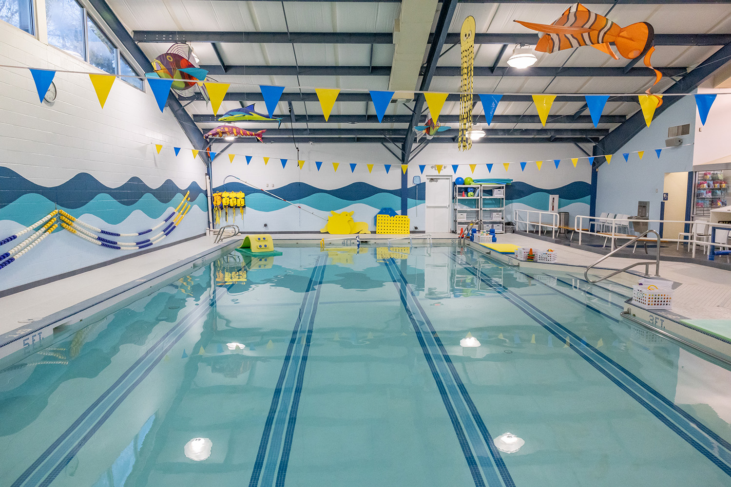Image of the pool at Charlotte Aquatics